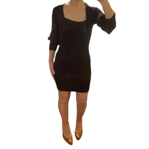 NWT Arden B. Brown Sweater Dress - Picture 4 of 10